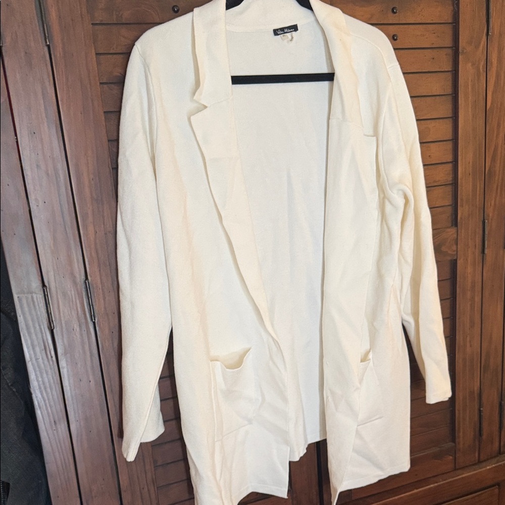 Women's Cream Cardigan Vila Milano open front cardigan.